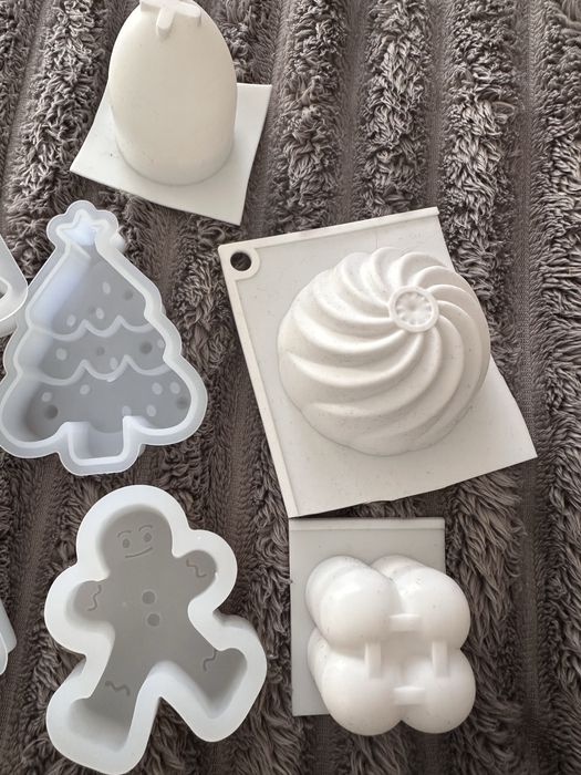 силіконова форма для свічок гіпсових кашпо