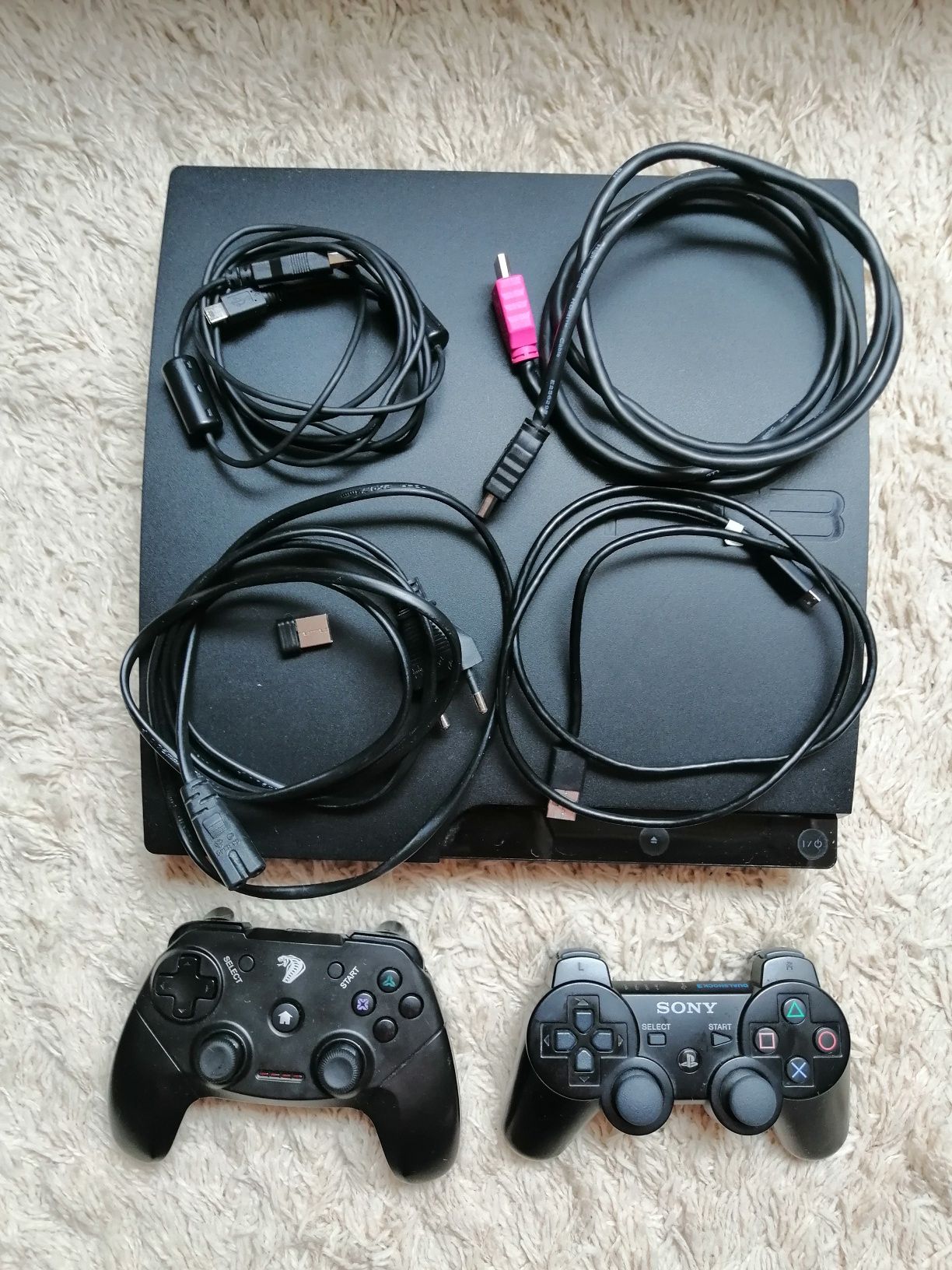 PlayStation 3 Ps3 CECH 3004a, dualshock 3, drugi pad, PS move, gry