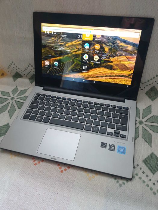 Laptop-Tablet. Medion E2212T. 10" z odpinanym ekranem. Win10 + Android