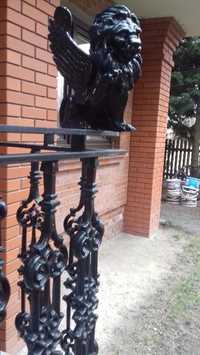 Barierki balkonowe żeliwne /STALOWE 83 SZTUKI