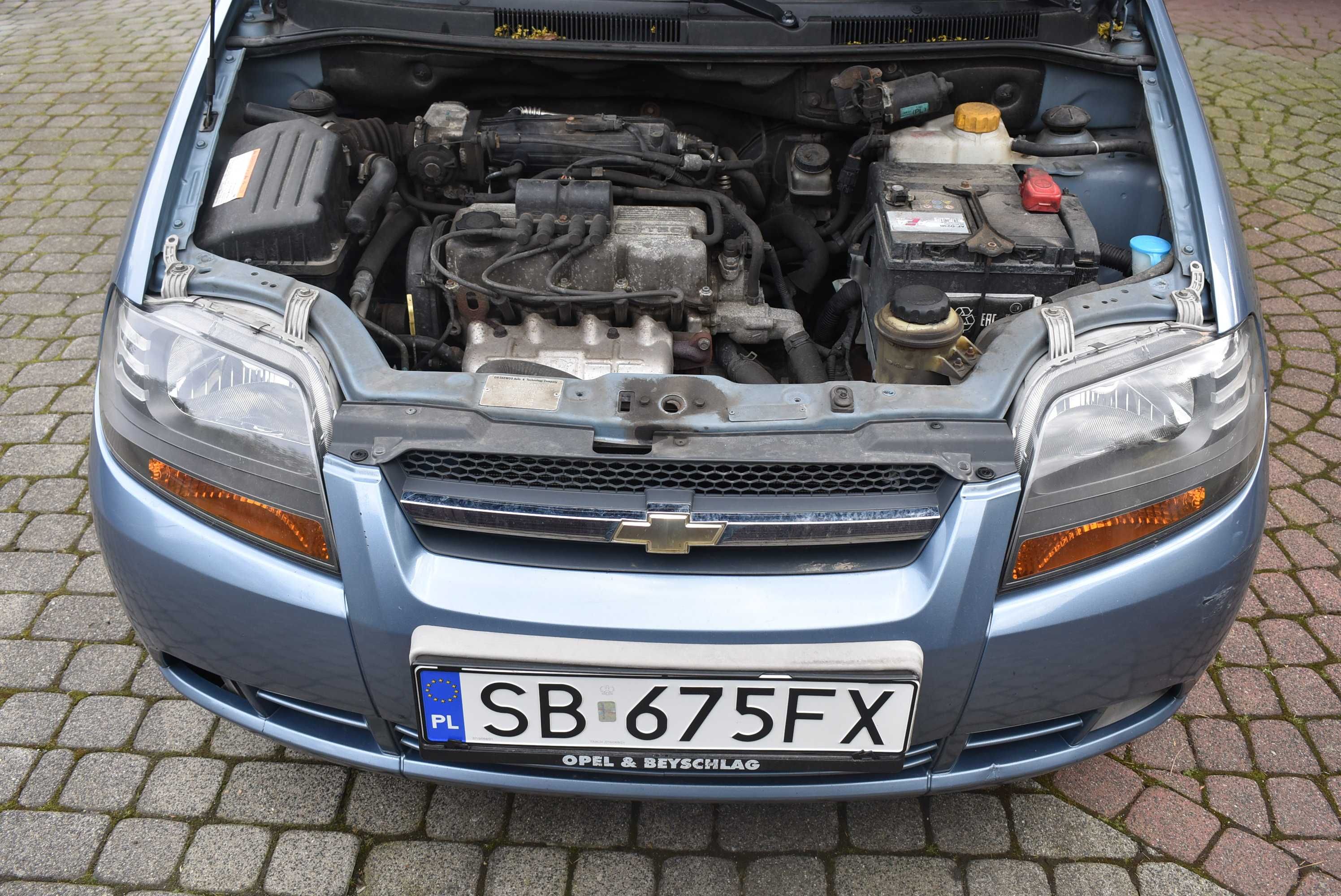 Chevrolet Kalos 1.2 75KM 1 rej. 2007  1 Właściciel Bezwypadkowy Serwis