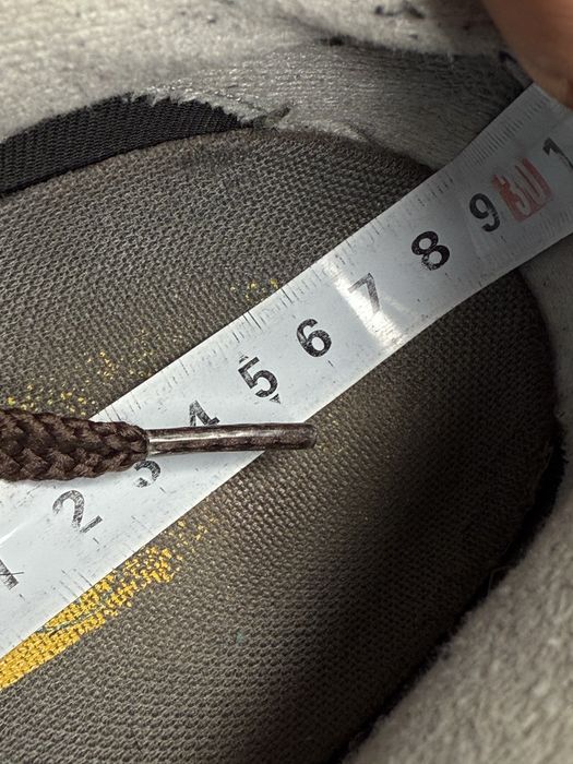 Коричневые кожаные кроссовки new balance 574 размер 45