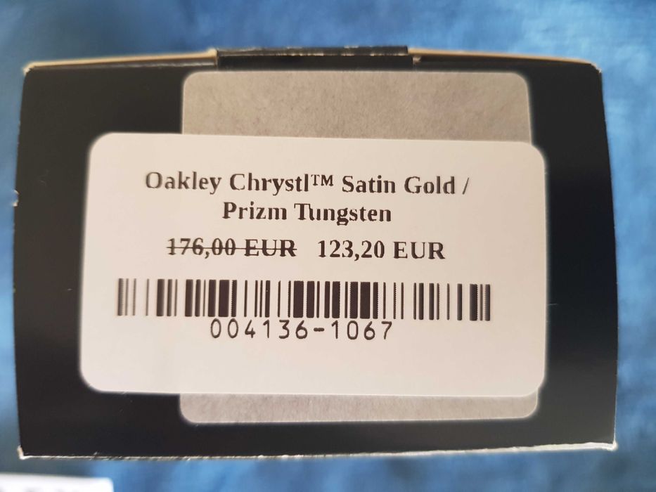 Oakley Chrystl Satin Gold/ Prizm Tungsten sunglasses óculos de sol