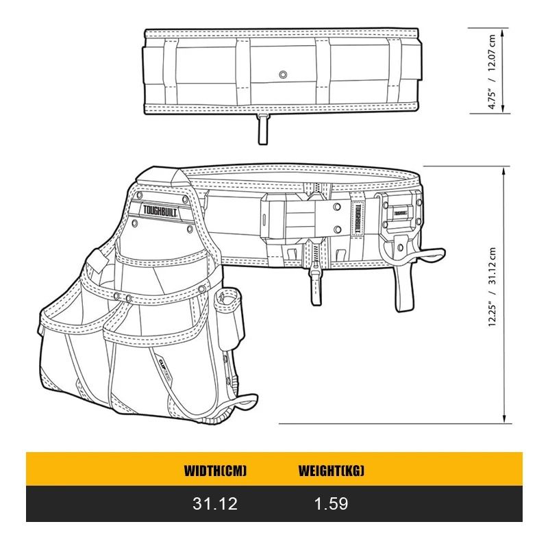 ToughBuilt Tb-CT-102-3P 3 PS