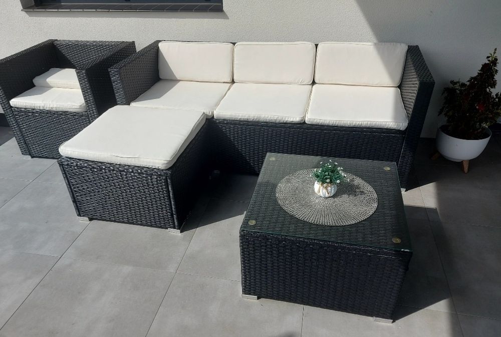 Cena okazyjna tylko do czwartku Narożnik zestaw ogrodowy