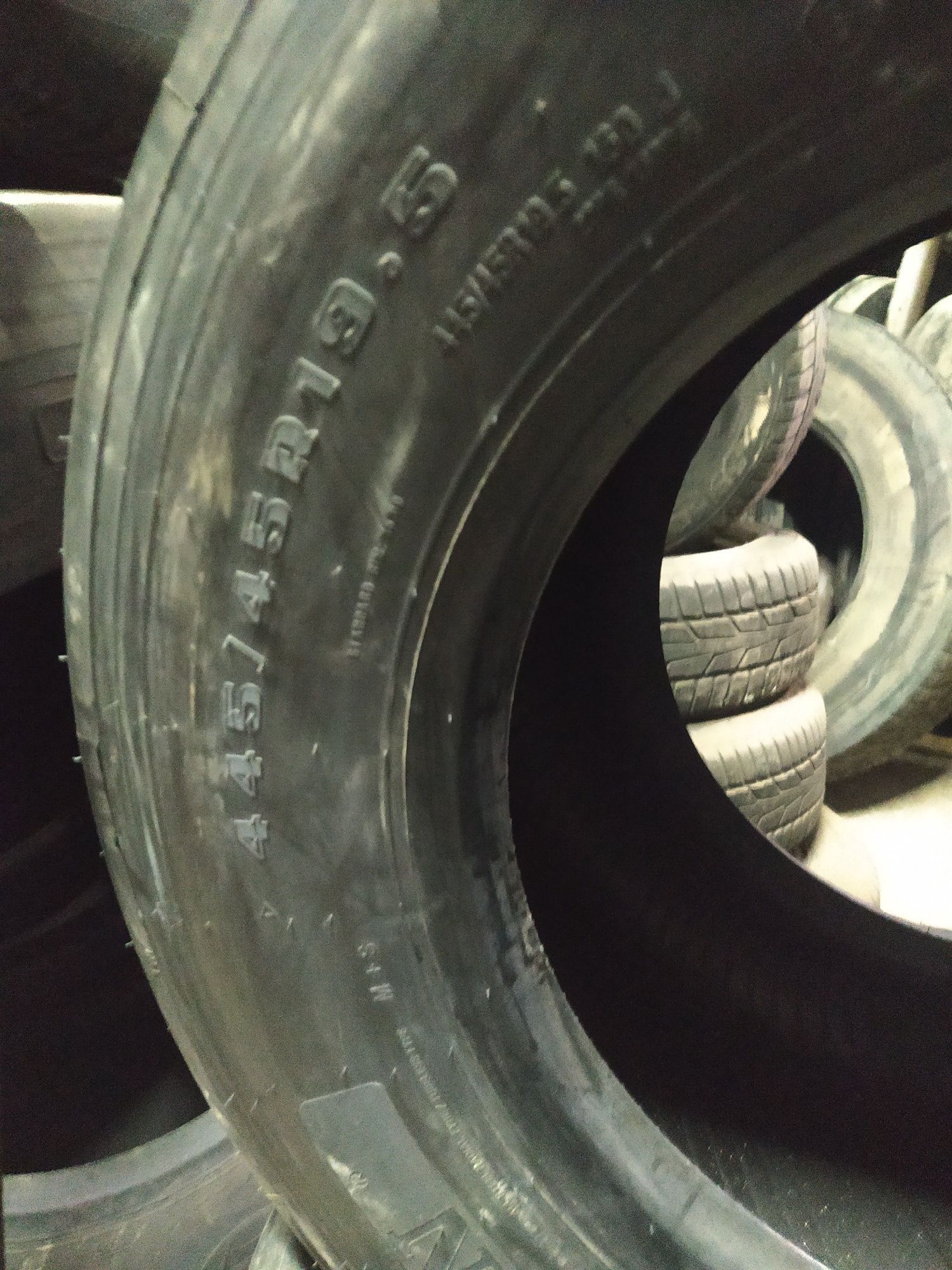 445/45 r 19.5 прицепная шина Samson.
