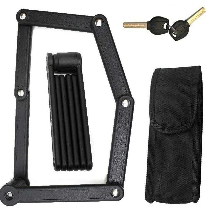 Blokada rowerowa 2K 6-segmetnowa 192x76mm klucze zabezpieczenie rower