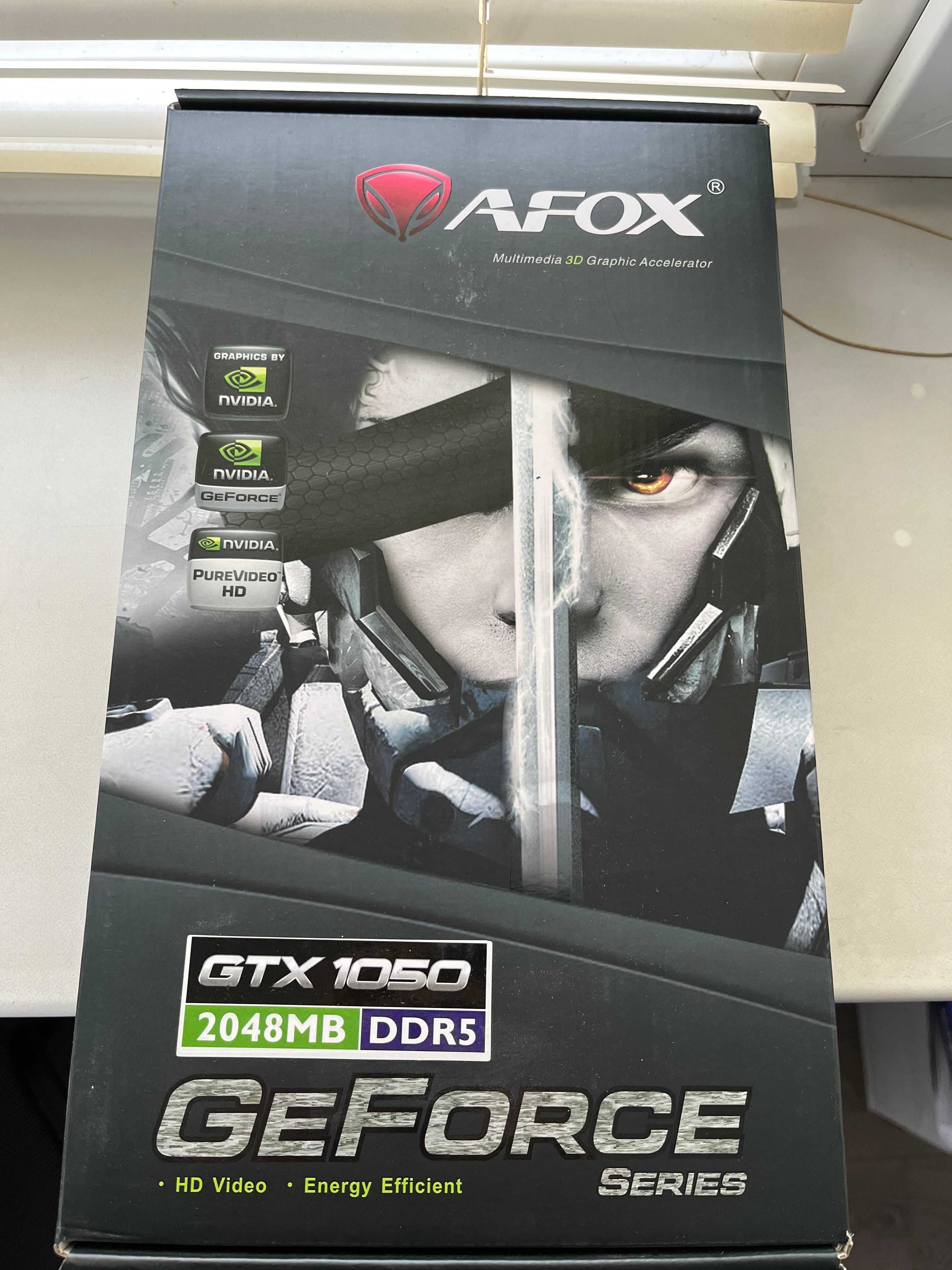 Відеокарта AFOX GeForce GTX 1050 2GB (128bit)(1354/7008) (DVI,HDMI,DP)