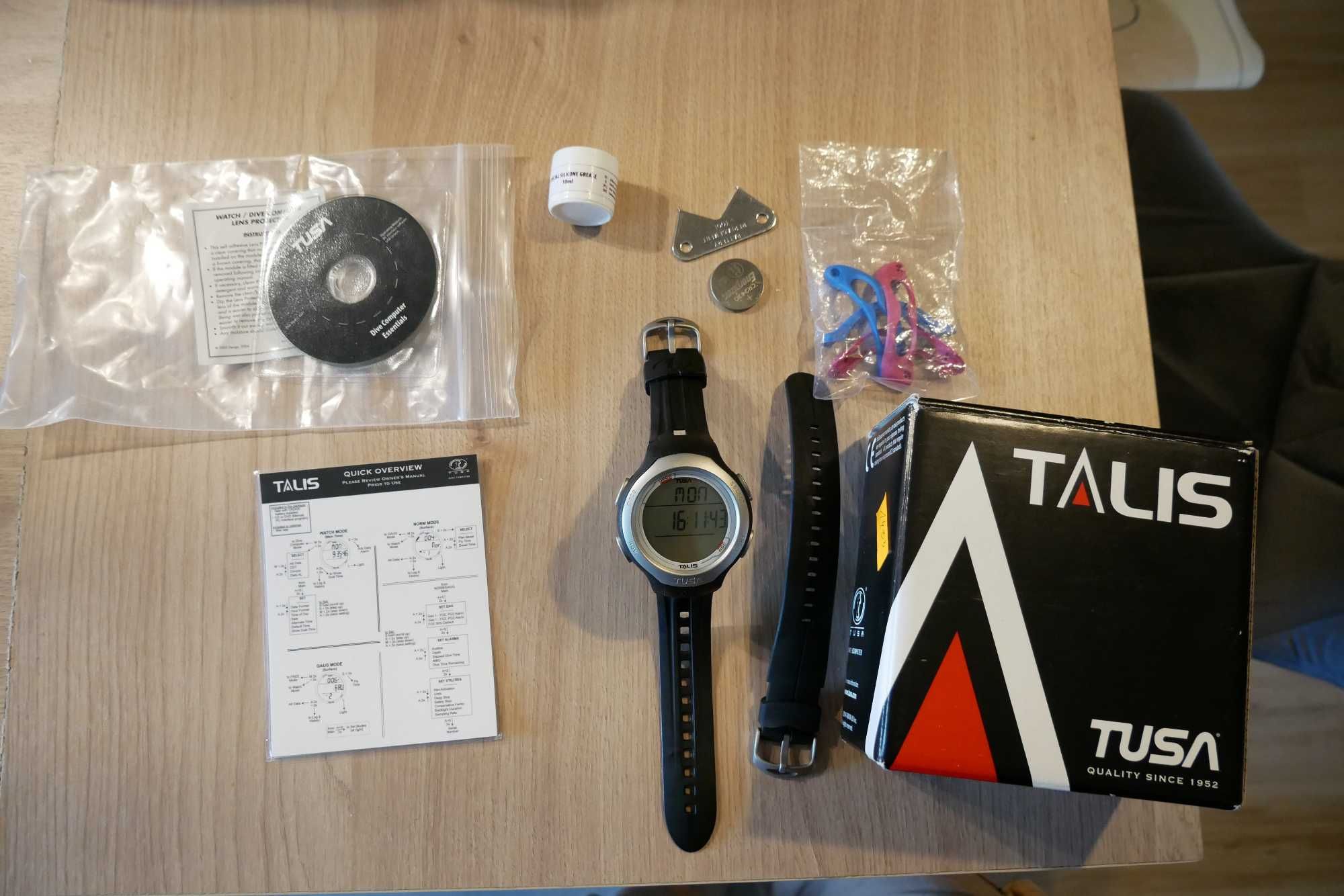 Zegarek komputer nurkowy TUSA Talis IQ-1201 dwu-gazowy