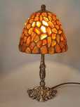 lampa bursztyn mosiądz