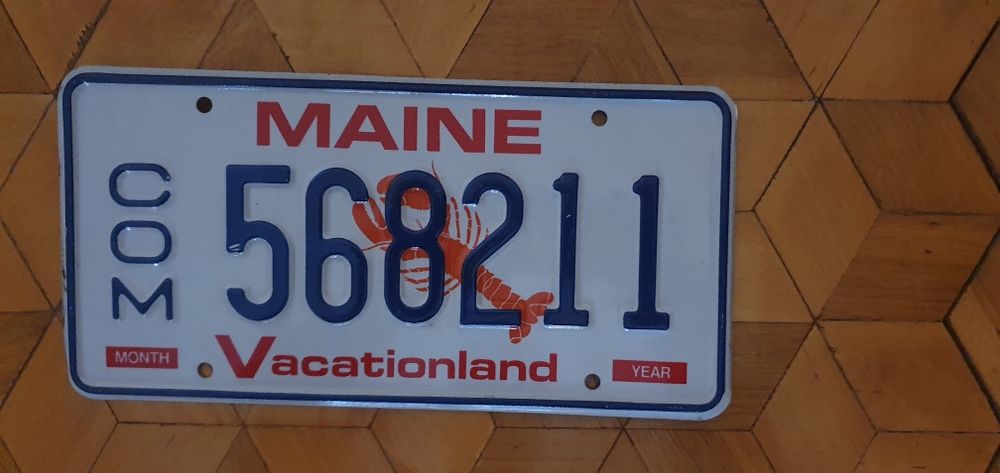 Maine tablica rejestracyjna USA oryginal