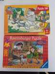 Zestaw puzzli Disney lata 90. Trefl, Ravensburger. Niekompletne