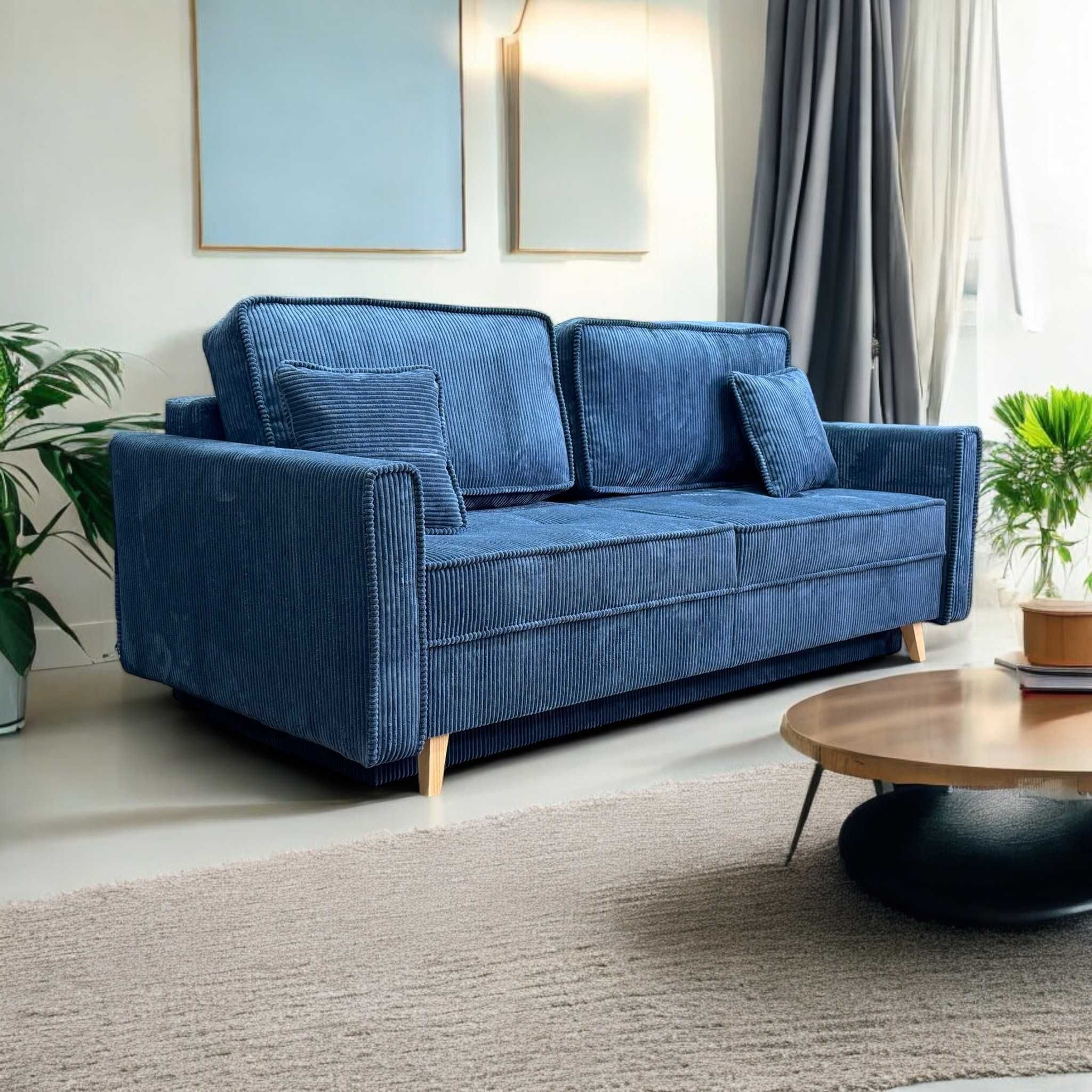 Kanapa ALIS sofa, sztruks, bonell, funkcja spania