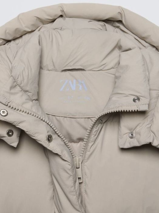 Новий пуховик Zara 6-7, 11-12, 13-14 світлий, 13-14 чорний.