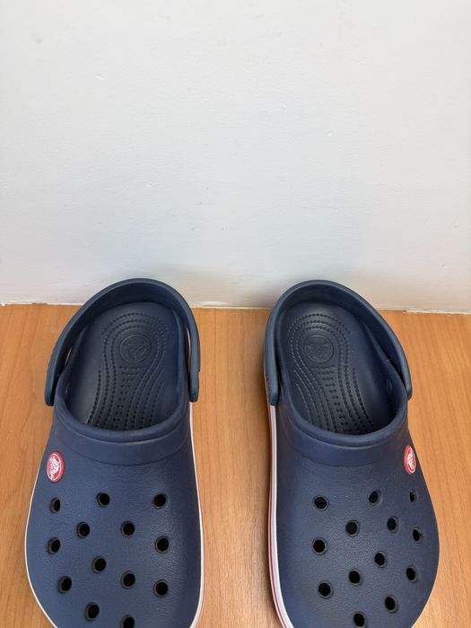 Шлепанцы Crocs Crocband размер 33 оригинал детские синие сабо тапочки