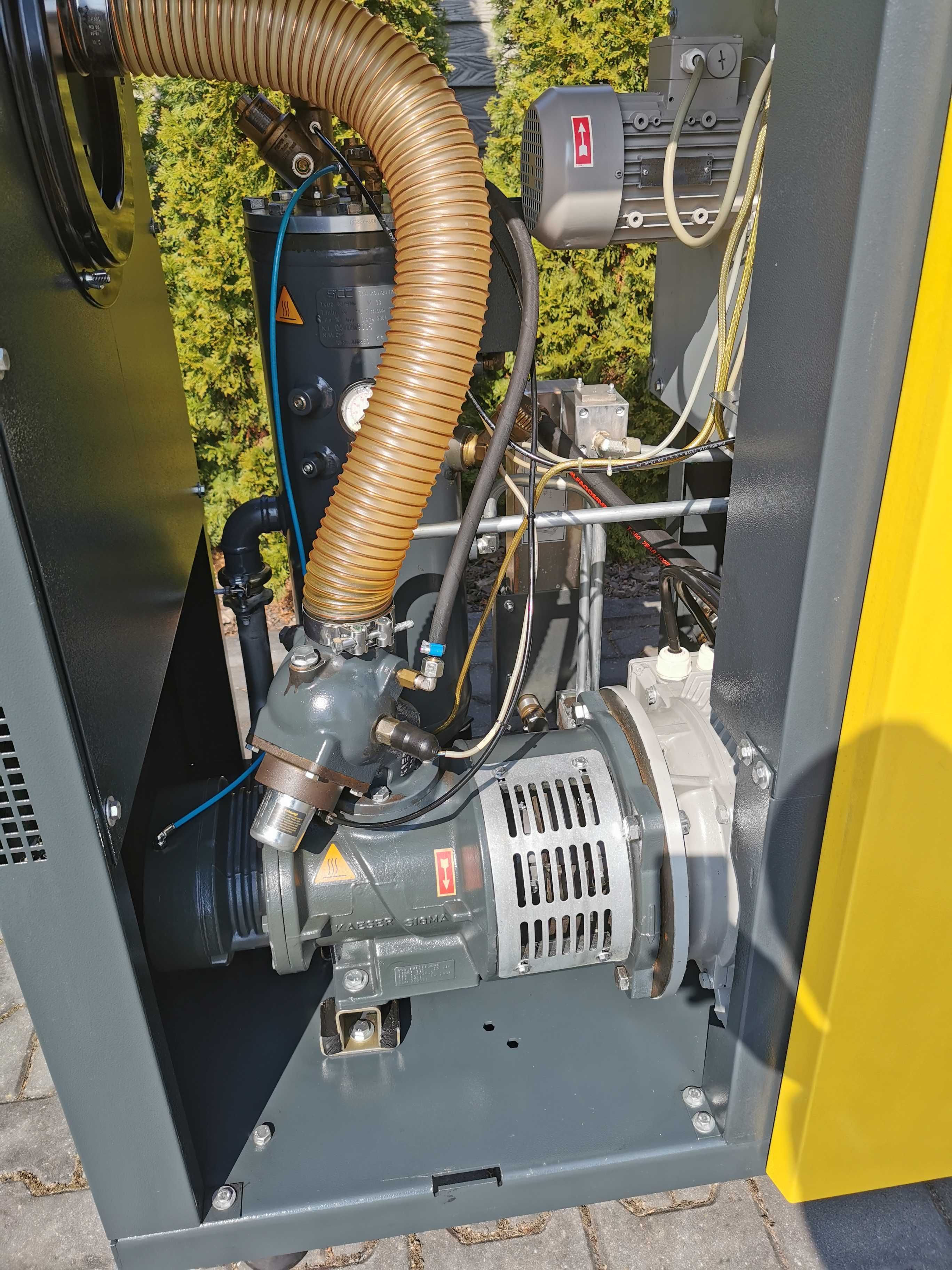 18.5kw  3200L/min Sprężarka śrubowa KAESER ASD 32 kompresor 8 bar