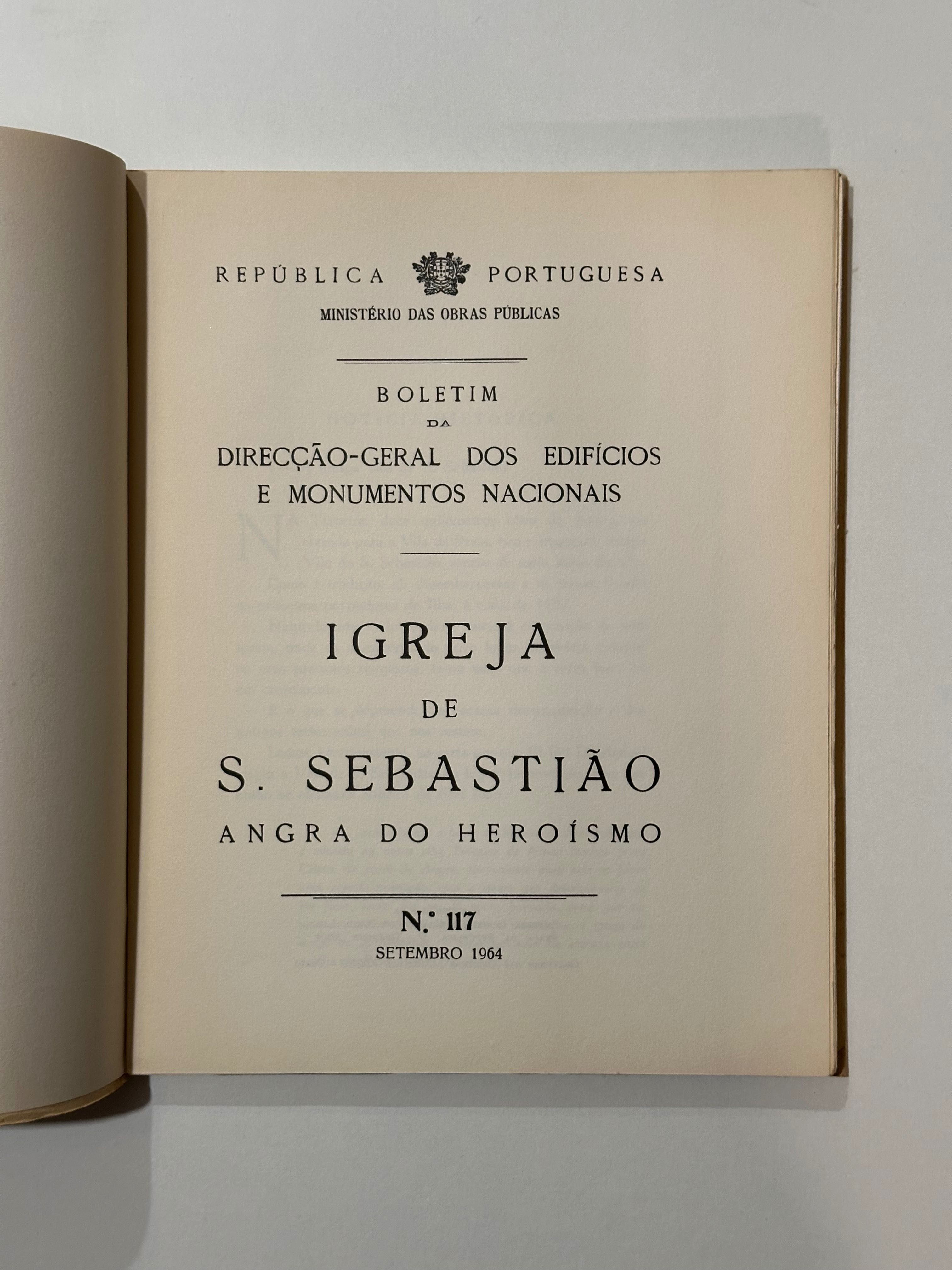 Boletim da DGEMN - Igreja de S. Sebastião Angra do Heroísmo (117)