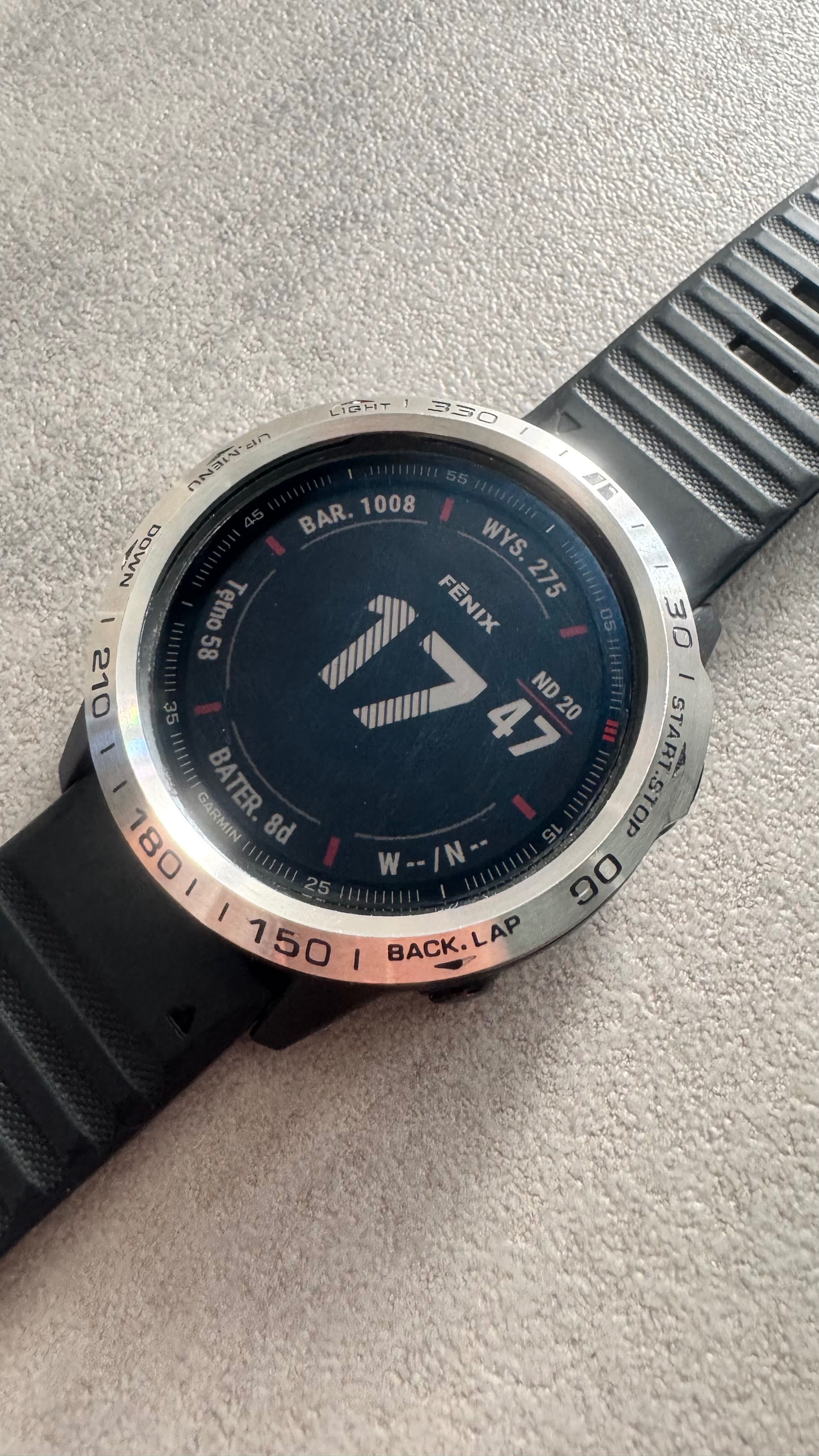 Garmin Fenix 6X PRO czarny Gorilla Glass