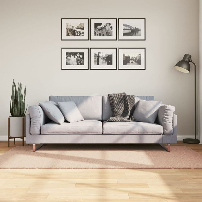 Vidaxl Dywan Huarte Z Krótkim Włosiem, Różowy, 100X200 Cm