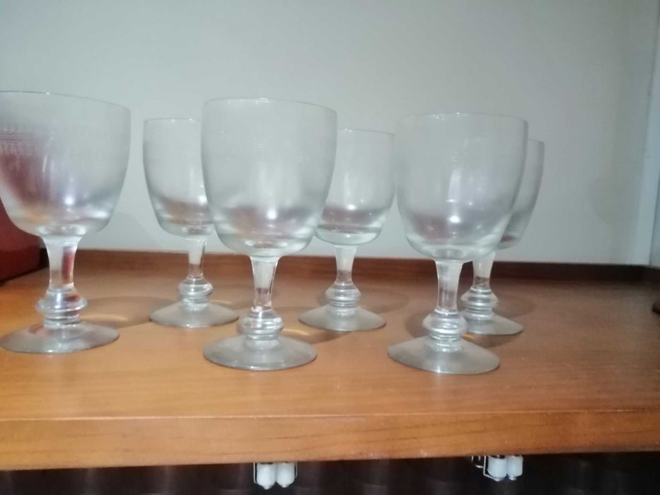 Copos Cristal antigos