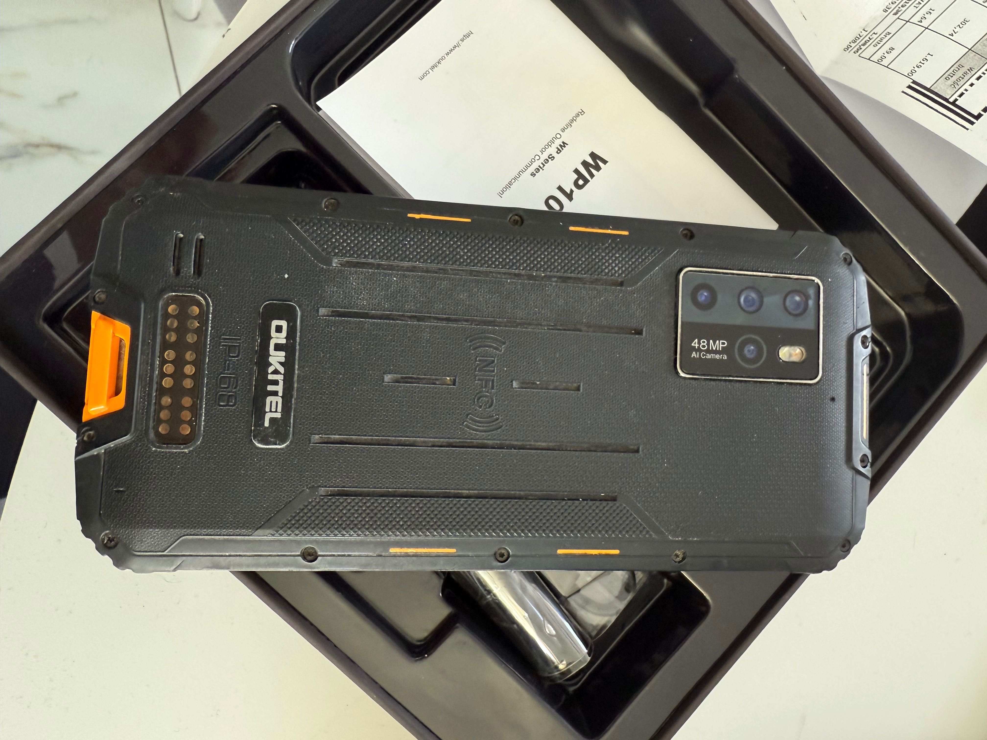 Smartfon Oukitel WP10 5G 8/128 NFC Dual SIM 8000mAh pomarańczowy
