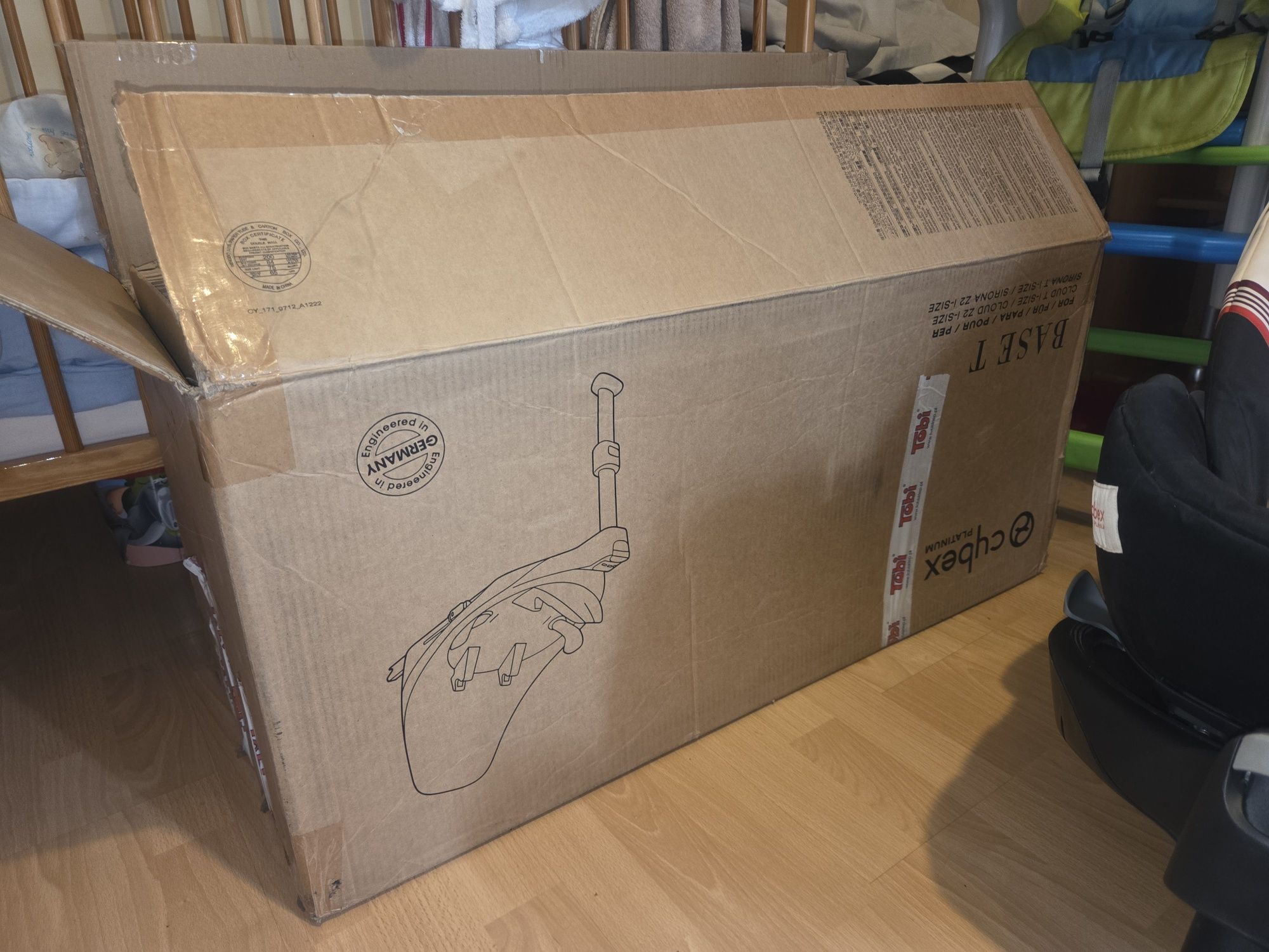Cybex Cloud Z2 Spring Blossom + Baza T ISOFIX kwiatki Jak nowy pudełka