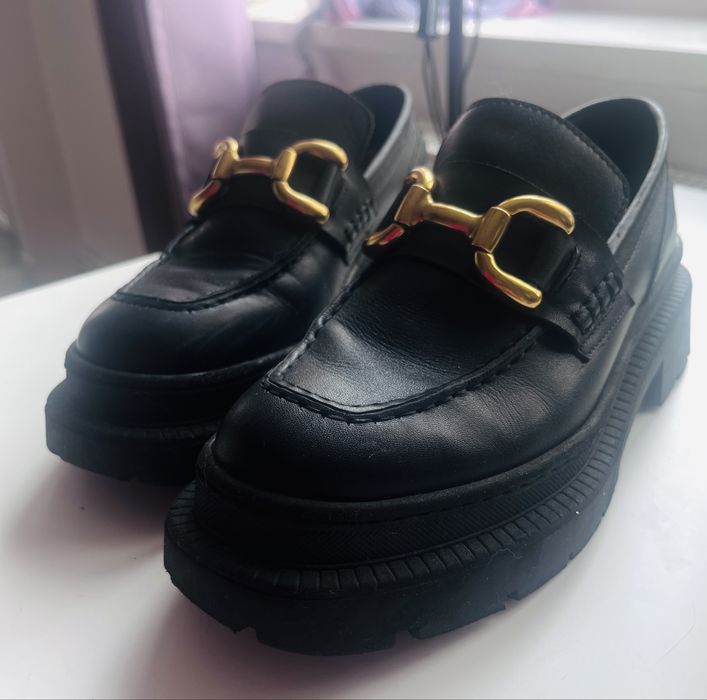 Mokasyny loafersy Gino Rossi 38 skórzane skóra