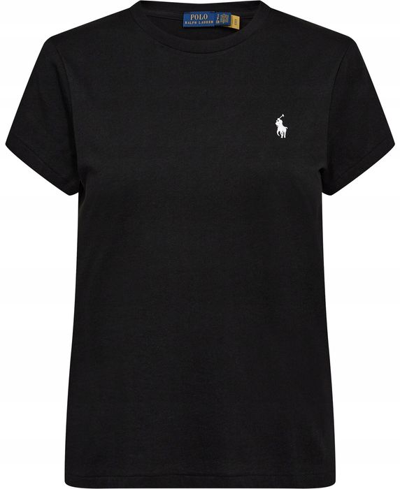 Koszulka T-Shirt Damska Czarna Polo Ralph Lauren Rozmiar M