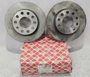 2x NOWA TARCZA HAMULCOWA TYŁ VOLKSWAGEN / SEAT / SKODA / AUDI - 36215