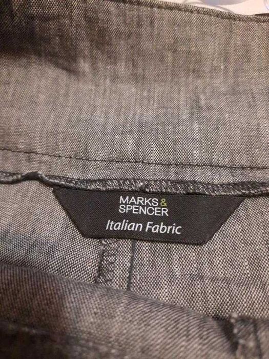 Штани палаццо лен
