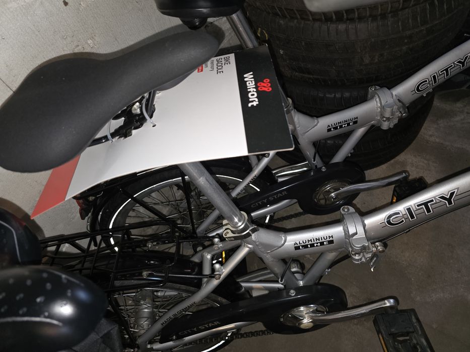 Firmowy lekki Niemiecki ( niecałe 13 kg)rower aluminium składak