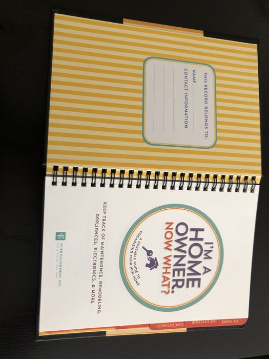 Caderno “i’m a home owner”