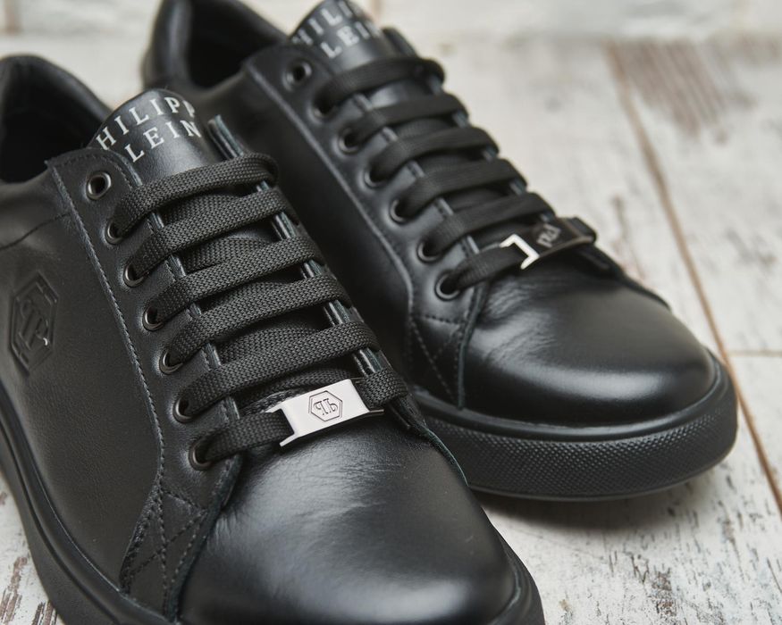 Кожаные кеды туфли Philipp Plein 40-48