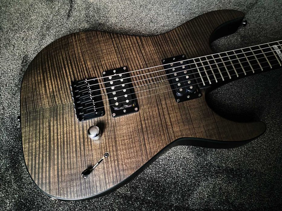 ESP LTD JD-600 Jon Donais Signature See Thru Black Satin 2007