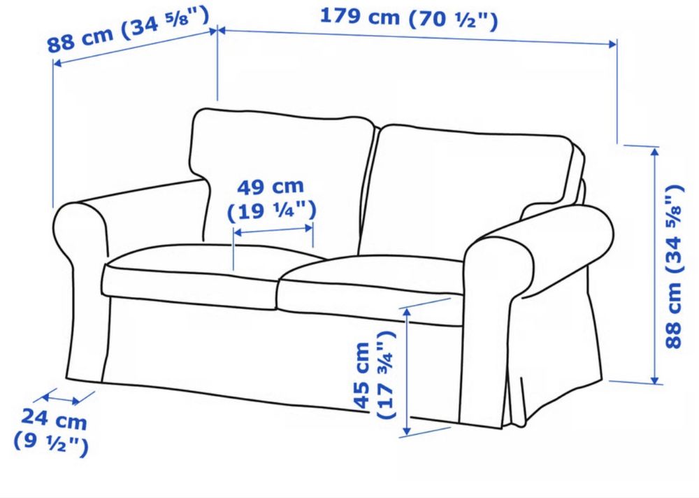 Sofa kanapa Ikea Ektorp