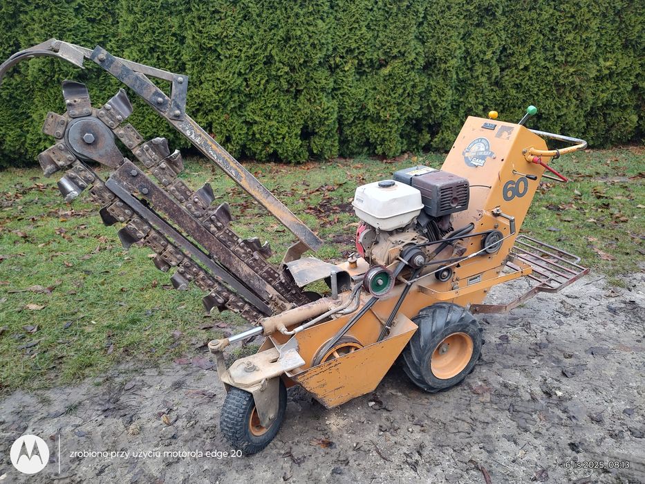 Koparką łancuchowa Case 60, łancuchówka