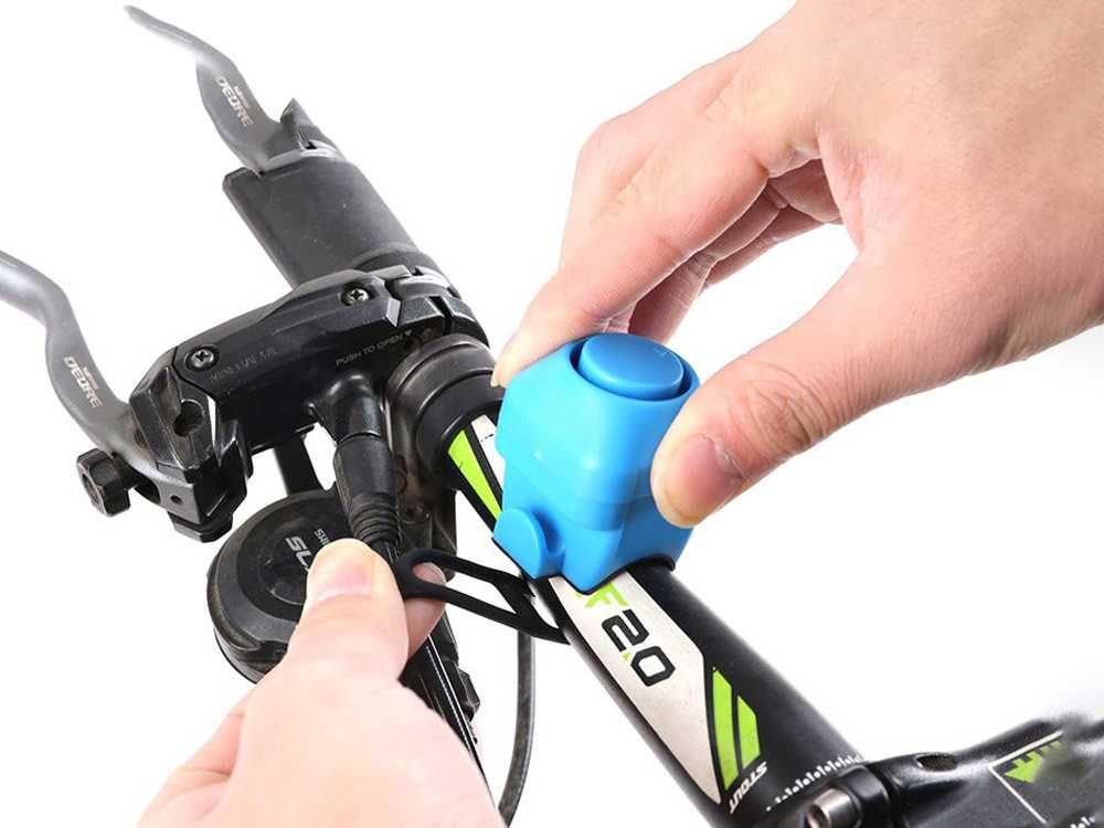 Dzwonek rowerowy klakson elektroniczny głośny 130 db syrena na rower