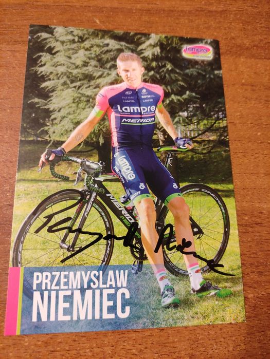 Autograf, podpis - Przemysław Niemiec Sport Kolarz Rower Kolekcja PL