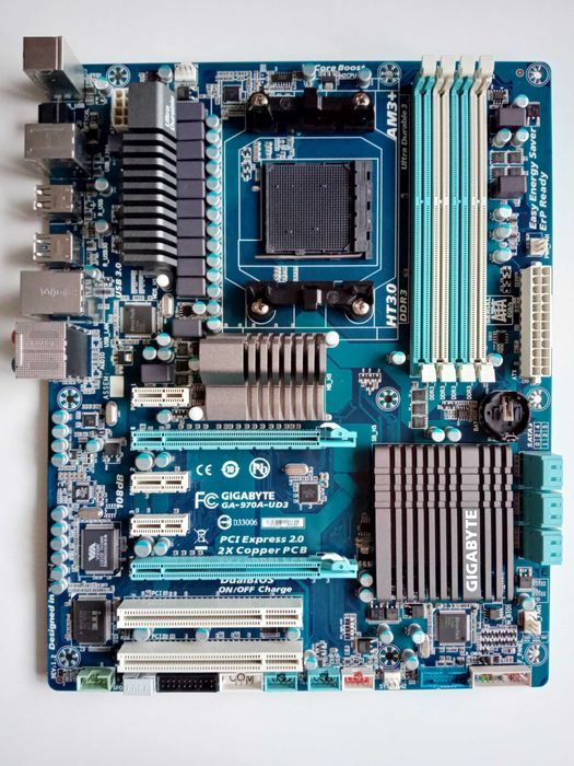 Płyta główna GIGABYTE GA-970A-UD3, s. AM3+, DDR3, USB 3.0, IEEE 1394