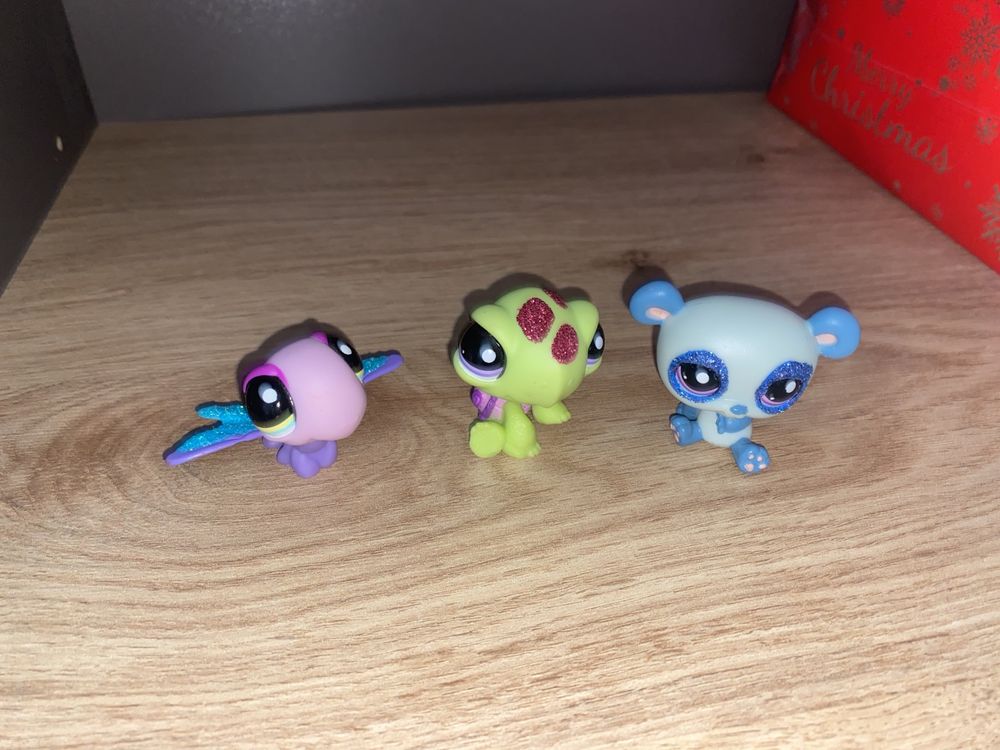 LPS Littlest Pet Shop figurki brokatowe