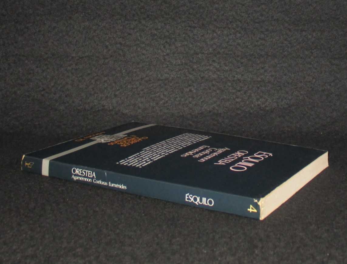 Livro Oresteia Agamémnon Coéforas Euménides Ésquilo