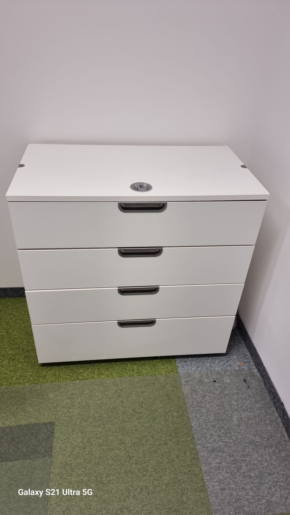 Meble ikea, białe biurowe