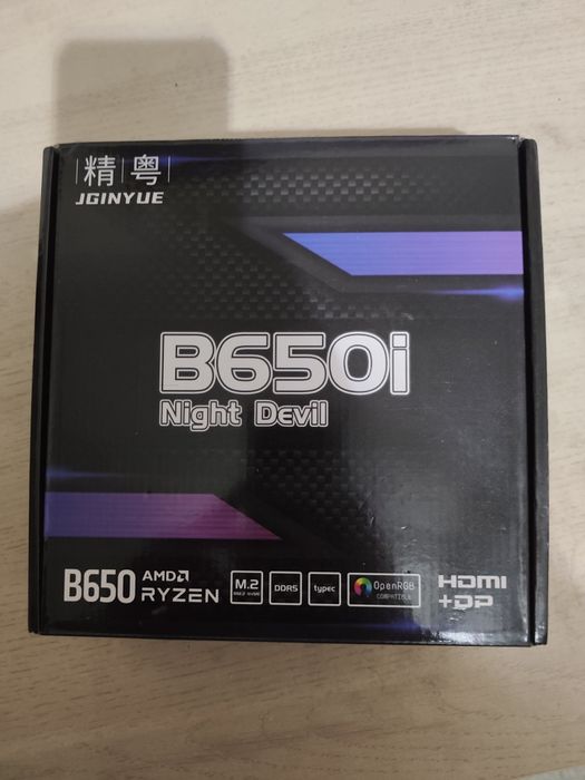 Motherboard JGINYUE B650i Night Devil AMD Ryzen
