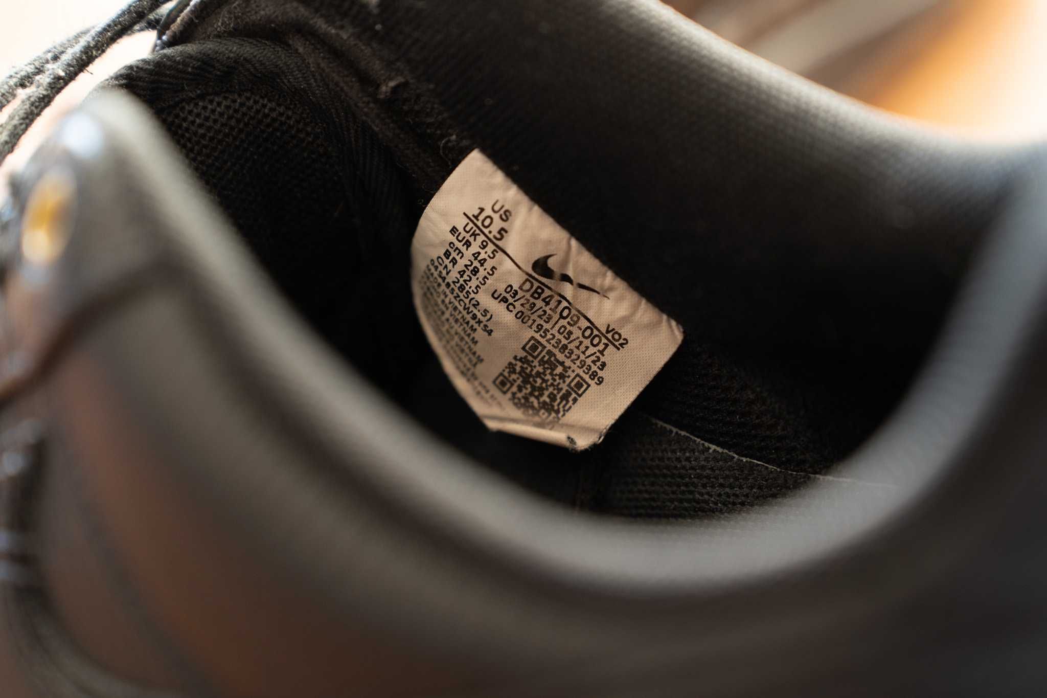 Кросівки Nike Air Force 1 Black Luxe Low оригінал