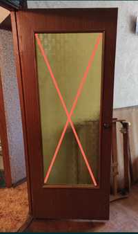 Дверь деревянная межкомнатная 80*200см без стекла