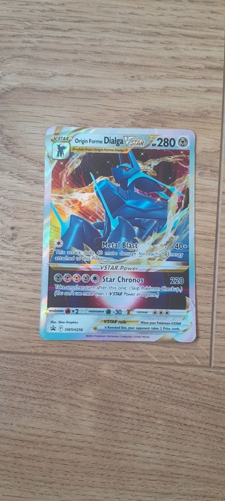 Karta pokemon Origin forme dialga vstar full art SWSH256