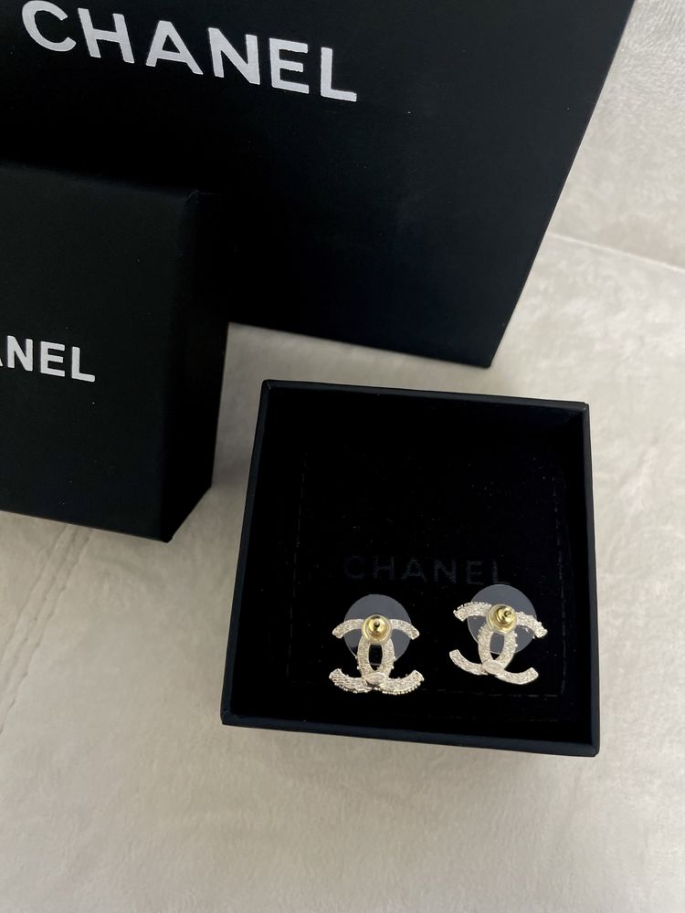 Сережки Chanel оригінал