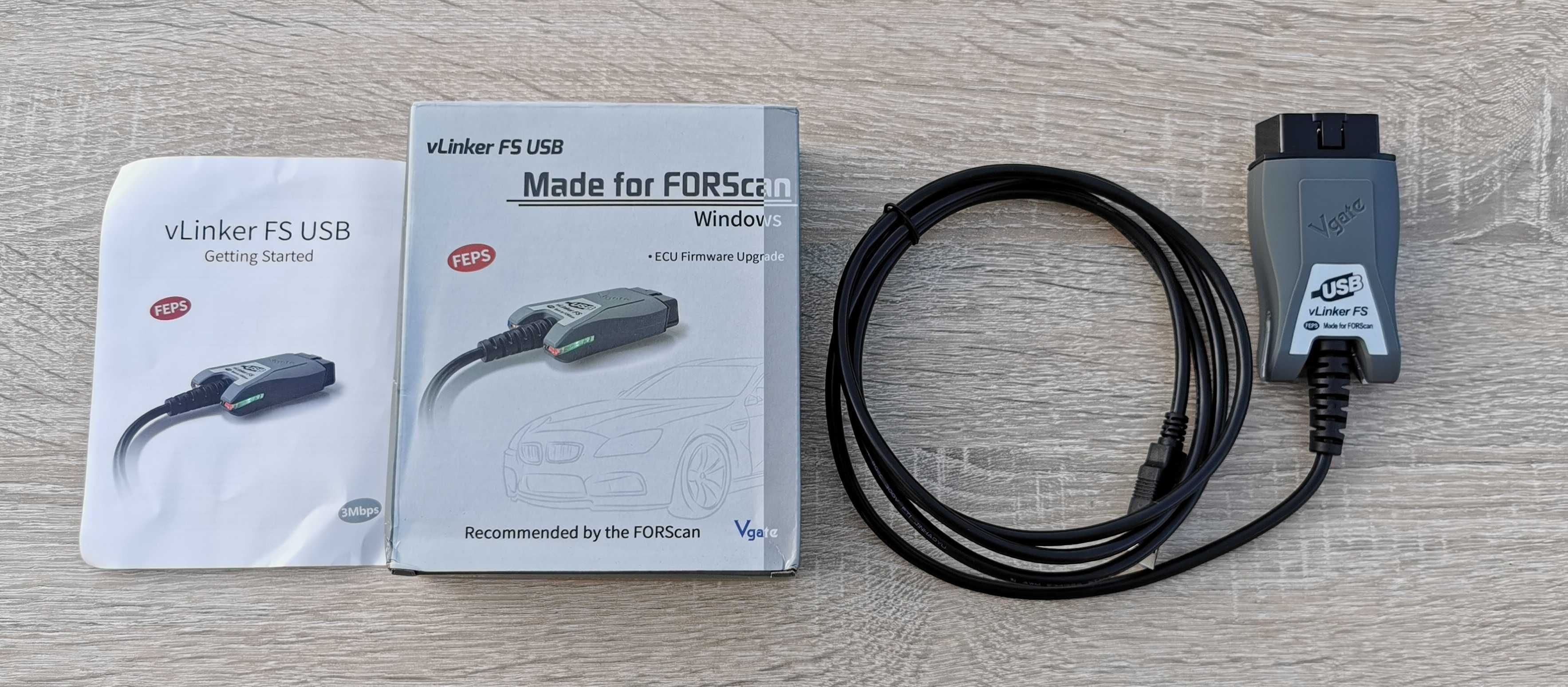 Interfejs Diagnostyczny Vgate vLinker FS USB FEPS ForScan Ford