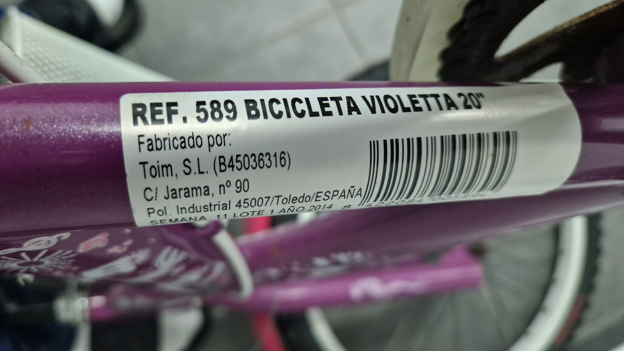 Bicicleta de criança roda 20