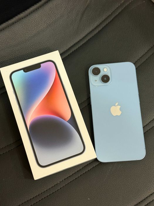 Smartfon APPLE iPhone 14 5G 128GB Niebieski KONDYCJA 96% jak nowy